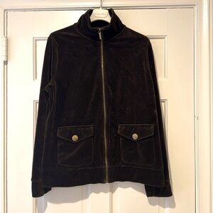 RALPH LAUREN velvet track jacket